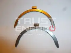 Полукольцо упорного подшипника коленчатого вала нижнее/Lower thrust piece of crancshaft