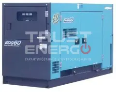 Дизельный генератор Airman SDG60S В кожухе Isuzu BB-4BG1T Дизельный генератор Airman SDG60S В кожухе Isuzu BB-4BG1T