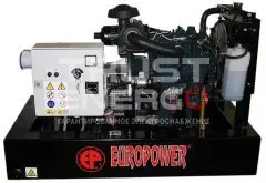 Дизельный генератор EuroPower EP 8 DE с АВР Открытая на раме Kubota D1105 trustenergo.ru